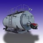 Large Output Oil Fired Boiler Furnace , High Efficiency Steam Boiler
