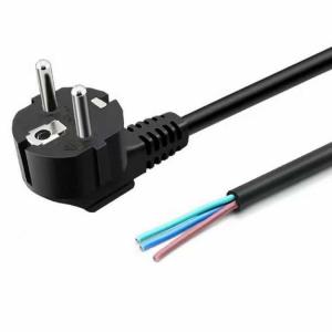 China Europe Standard Power Cable 3ft/6ft/12ft Length SPT-2 18AWG x 2C EU Plug to IEC C19 factory