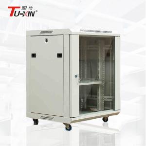 China IT Data Center Wall Mount Data Rack 4U - 24U Impact Resistance 600 * 450 * 730mm factory