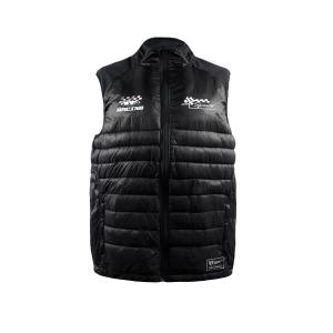 China Winter Moto Biker Style Custom Logo Work Wear Uniform Softshell Puffer Vests for Men factory