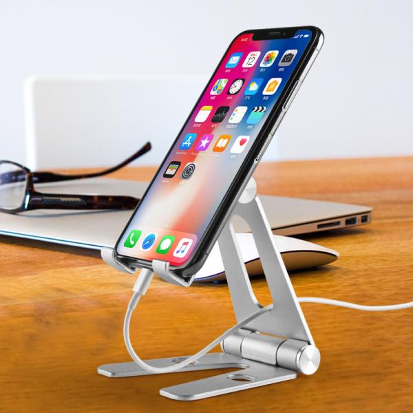 COMER Mobile phone holders Aluminum adjustable desk stand /Mobile phone tablet