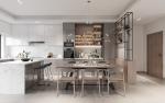 Durability Metallic Lacquer Kitchen Cabinet Modular Wood Cabinet