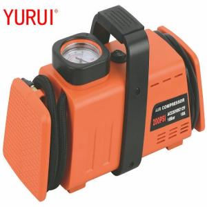 China AC110-230v Portable Car Tyre Inflator DC12v With Handle factory