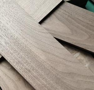 China 2200*205*1.2mm Black Walnut Floor Veneer For High End Furniture factory