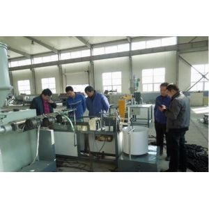 Electrical Flexible Cable Protection Plastic Extrusion Line Cable Conduit CE