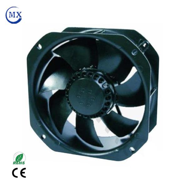 Water Electrical Equipment Cooling Fans / Small Ac Motor Exhaust Fan 225mm X
