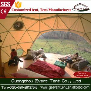 China Economic Functional Waterproof Fire Retardant Geodesic Dome Tent factory