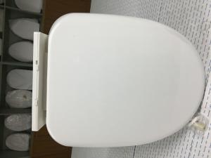 China White Self Closing Toilet Seat Lid , Toilet Seat Cover For Elongated Toilet factory