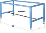 Mobile Industrial Work Benches Warehouse Packing Benches Top Optional 72" X 36"