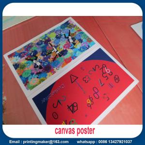 China Quality Canvas Print Poster Banner for Aluminum Wall Frame factory