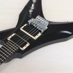 6 Strings Guitar 39 Inch V Shape Electric Guitar Neck Through Active Guitar
