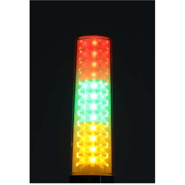 24V 3 Layers Tower Warning Light Multicolor Aluminium LED Flashing Equipment Indicator Lights