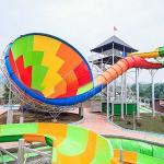 Amusement Park Water Slide Super Trumpet Water Slide Equipment for Aqua Park