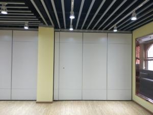 China Commercial Movable Track Sliding Partition Walls Panel thickness 85 mm factory