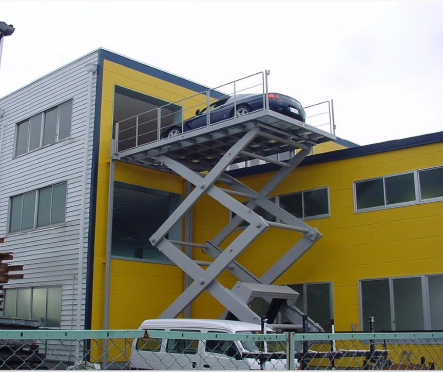 2-20 Ton Hydraulic Scissor Car Lift With 2-10 Meters Height Painting / Galvanizing Surface Treatment
