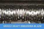 Commercial Plastic Shredder Machine Single Shaft