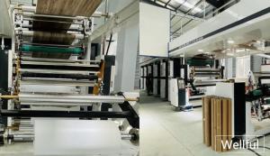 China Oak Wood PVC Printing Film For Vinyl Dry Back / SPC / WPC Tile Flooring factory