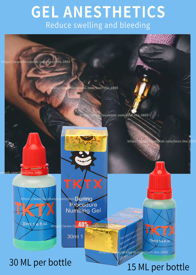 Tktx Anesthetic Numb Spray 30ml Microblading Tattoo Needle Numbing Gel