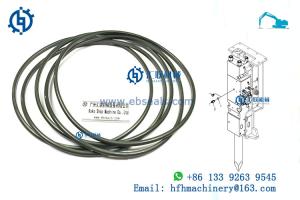 China PU NBR D Ring Seal , Furukawa Breaker Hydraulic Cylinder Oil Seal factory