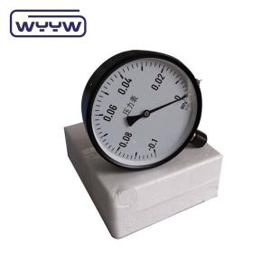 China Customized Support Compound Pressure Gauge Radial Or Back Mount No Oil / Dry factory