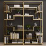 Wholesale Boutique Shop Gold Color Stainless Steel Rack Metal Lingerie Store