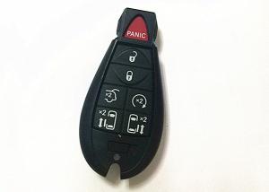 China Black Dodge Ram Remote Start , 6 + 1 Button FCC ID IYA-C01C Dodge Ram Smart Key factory