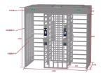 Temperature Detection SUS 304 Face Recognition Turnstile