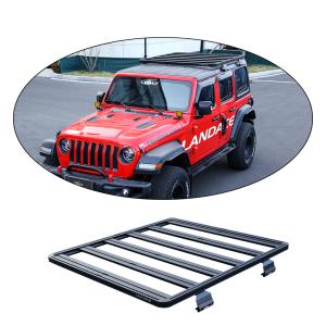 China AL6063 SS304 Roof Racks for Jeep Wrangler JL Universal 4X4 Accessories Luggage Carrier factory
