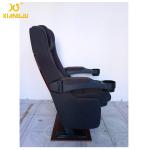 Ultra Comfort Floor Mounting Cinema Theater Chairs Customized