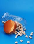 Food Storage Type PET Plastic Jars Round Shape Single Wall Colorful Cover