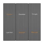 Metal PC Home Light Switch , Smart Wall Switch Backlight Design 86mm