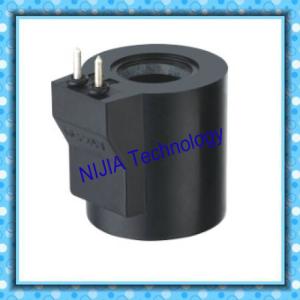 China Class B H 2 Pin Hydraulic Solenoid Coil 20.2mm inner hole 20.2mm DC24V Solenoid Valve factory