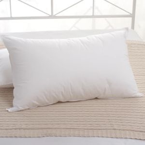 China White Hotel Quality Feather Pillows Customized With Woven Technics factory