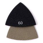 Electroplated Synthetic Diamond Polishing Pads Triangle Shape Colorful Nickle