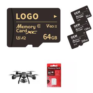 China 128gb 256gb 512gb Private Logo 512 Memory Card Sd Card For Drone Camera factory