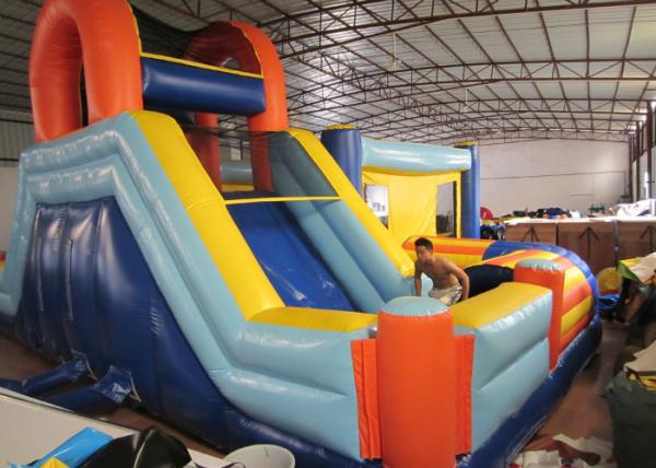 Indoor Playground Inflatable Fun City 0.55mm Pvc Tarpaulin Safe Nontoxic