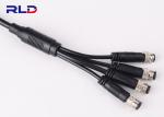 Wire To Wire Waterproof 5Pin Plug Male And Female DC Connector
