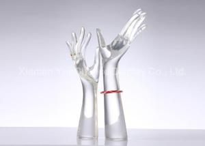 China Clear Resin Hand Fiberglass Mannequin Torso Bracelet And Ring Display Racks factory