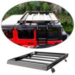 18-23 Wrangler Rubicon Jeep Roof Rack Basket Aluminum Alloy and Lightweight