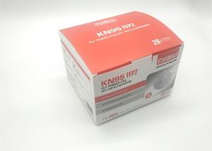 China KN95 Melt Blown Nonwoven Face Mask For Easy Breathing / Disposable Gas Masks factory