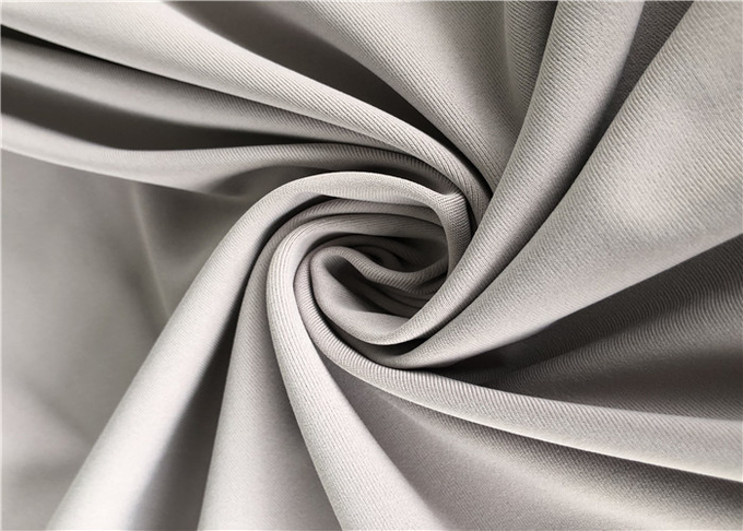 50D Polyester Spandex Fabric Single Side Peached Stretch