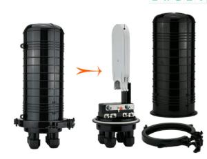 China FTTH Aerial Fiber Optic Junction Box factory