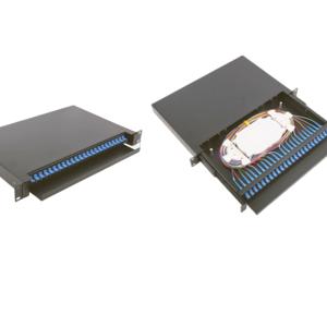 China 19 Inch 1U Rack Mount Enclosure 430x200x46mm 24 Ports factory