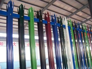 China 1800mm Height Galvanised Palisade Fencing 2750mm Width D Type Pale factory