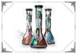 Manufacture Bong 7MM Glass Cool Smoking Pipes Hand Drawing Art On Glass Water