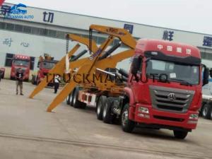 China Self Loading Side Loader Container Truck , Side Lifter Trailer For Transport factory