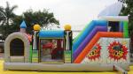 Kids Amusement Castle Inflatable Play Park For Outdoor / Indoor Promotion