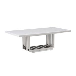 China ODM 0.26CBM Stainless Steel Coffee Table Living Room Furniture factory
