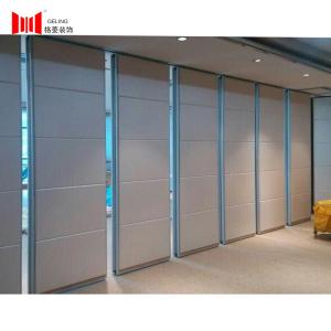 China White 95mm Movable Partition Wall Panel 6063-T6 Aluminum Frame factory