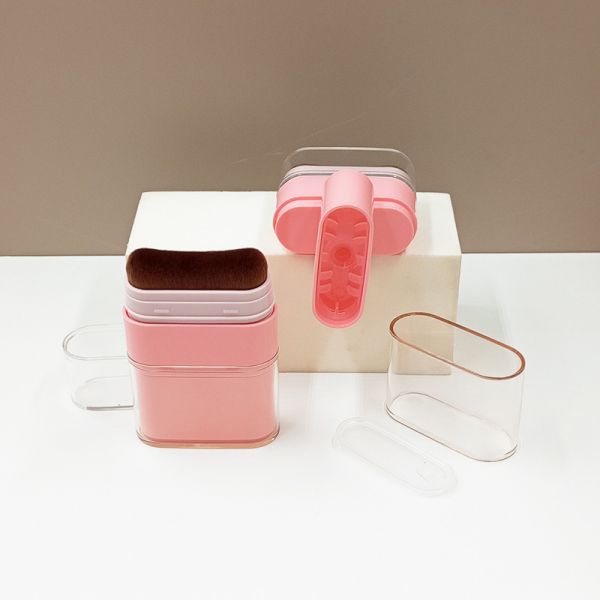 China New Design 10G Plastic Empty Deodorant Stick With Brush Customized Container factory